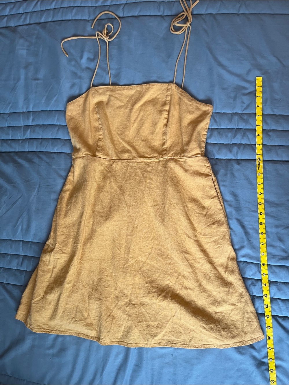 Old Navy Yellow Sun dress with pockets size L